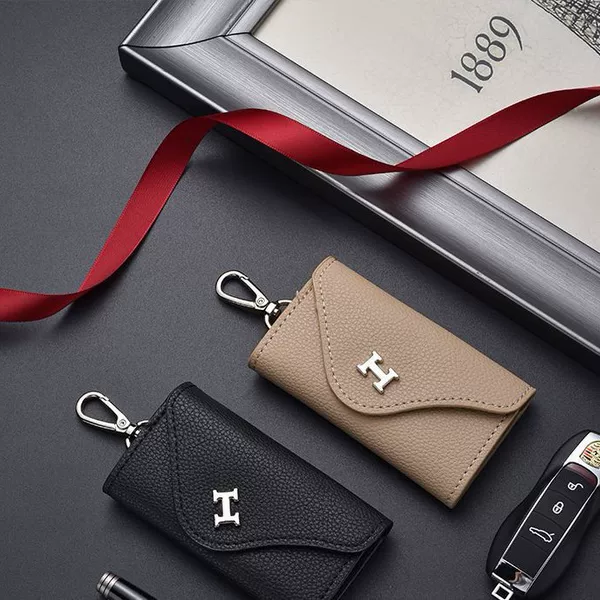 Small Key Bag Men's Key Bag Women's Key Storage Bag Key Protective Case Key Bag Storage Artifact Leather