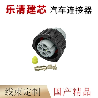 国产 2-1813099-1灰汽车连接器接插件圆柱形DJ73043YF-2.5-21