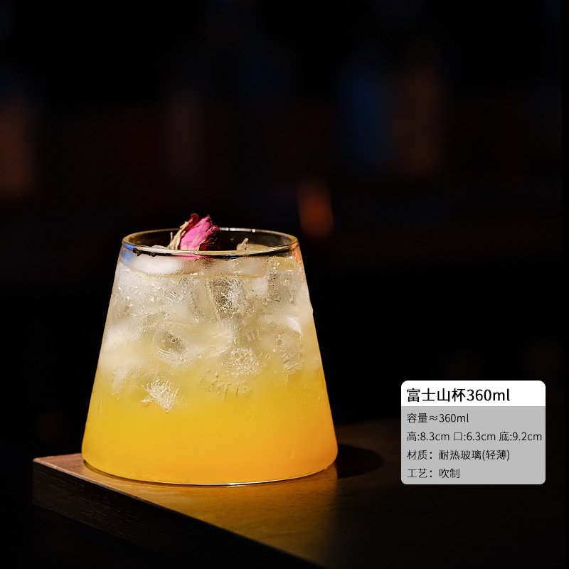Taza de estilo japonés Collin, taza de bar delgada, taza de bebida larga, taza de vinos, taza de cóctel de té de hielo de la isla Long Wa