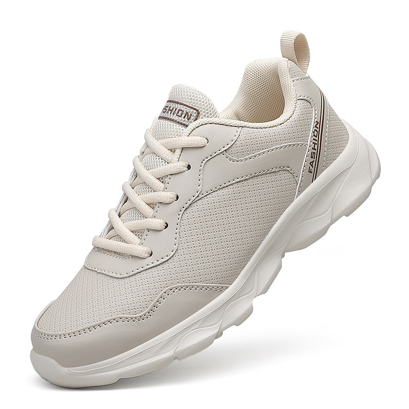Casual black lightweight running sneakers