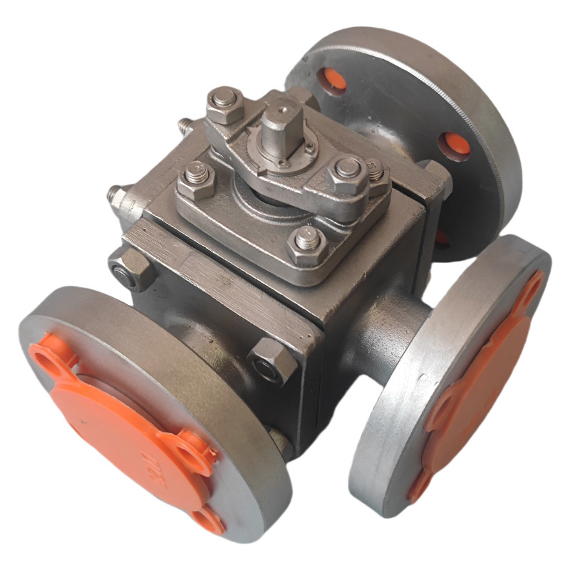 加工定制Q45F46-16P不锈钢衬氣,三通球阀 手动软密封蒸汽水用阀门