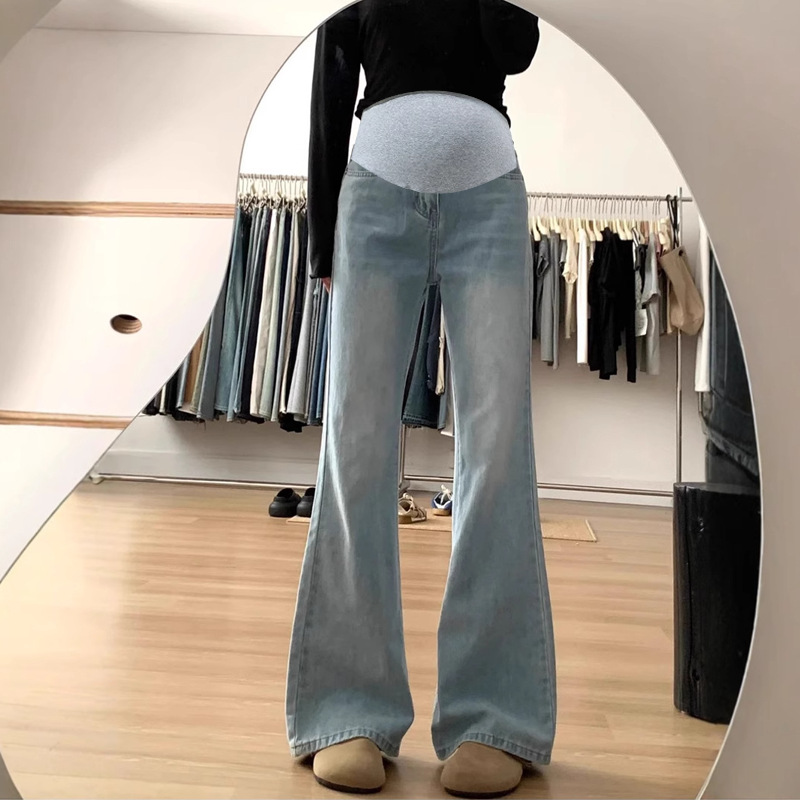 Autumn jeans with belly support