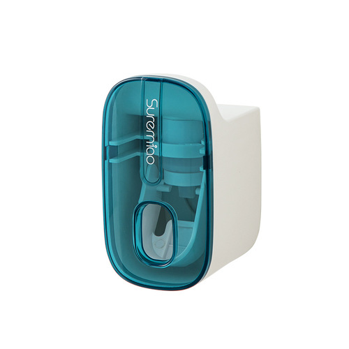Hole-free toothpaste squeezer, fully automatic household wall-mounted toothpaste squeezer, lazy artifact bathroom shelf