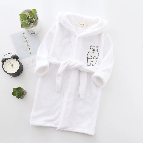 With embroidery, with little bears