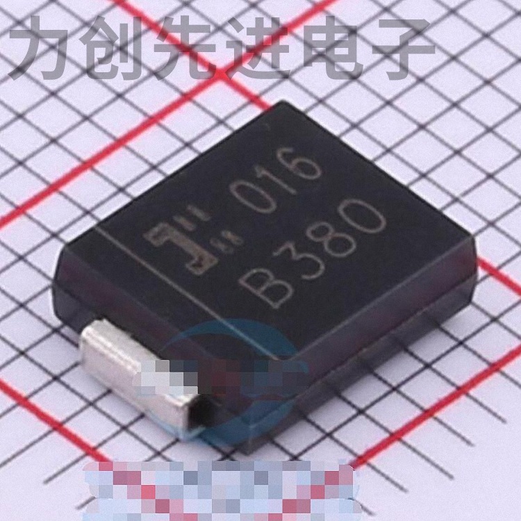 B380-13-F 封装 SMC(DO-214AB) 肖特基二极管