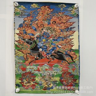 A large number of wholesale crafts thangka high precision thangka embroidery four-arm Guanyin King Kong thangka white mother degree thangka