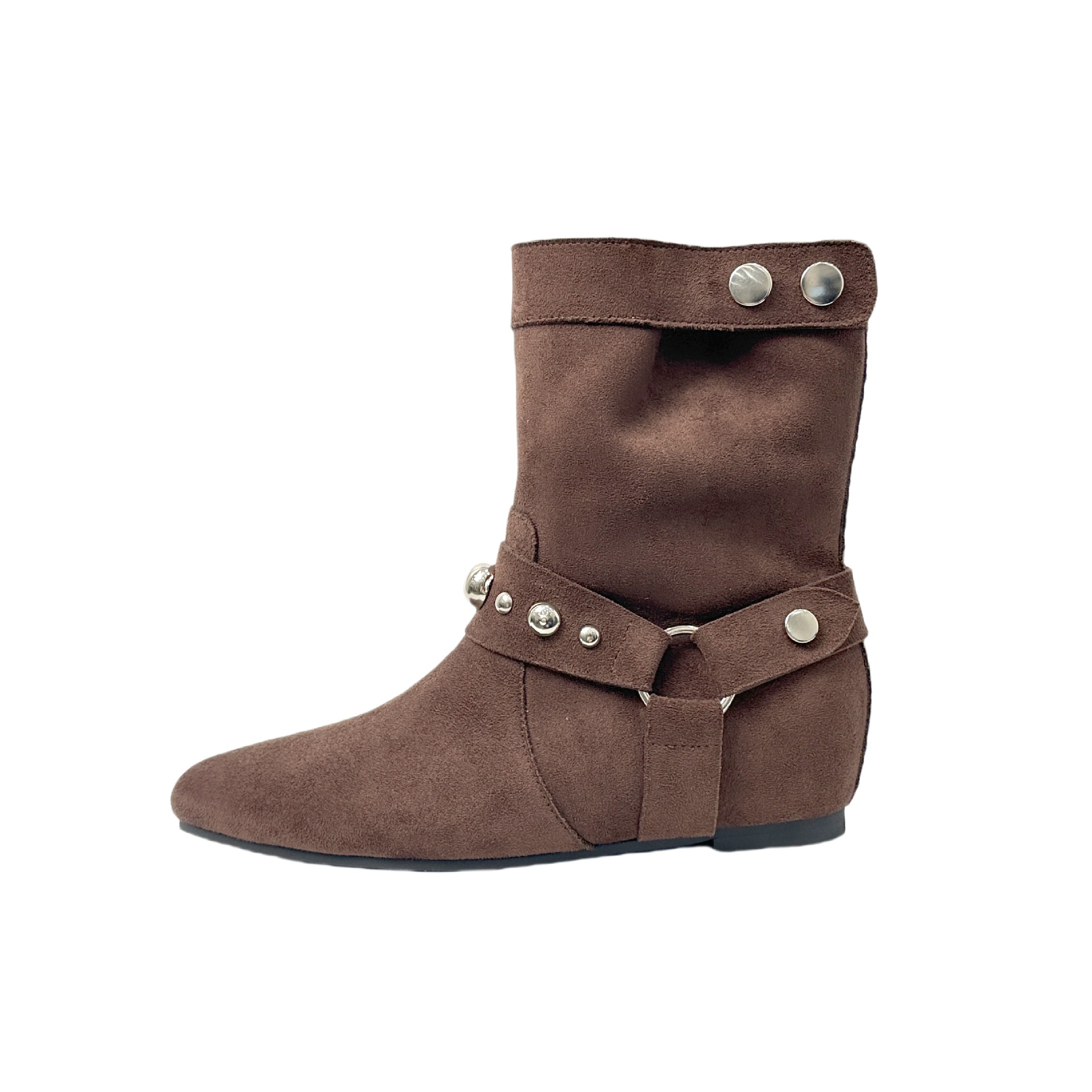Botines Martin para Mujer con Aumento de 5 cm de Superfibra, Antideslizante y Cálido, para Otoño e Invierno