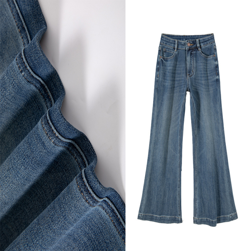 2026 Autumn Smick Blue Four-Way Stretch Flared Pants for Women, Fresh and Sweet, Comfortable, Slim-Fit, High-Waisted, Slimming Jeans 2026 Autumn Smick Blue Four-Way Stretch Flared Pants for Women, Fresh and Sweet, Comfortable, Slim-Fit, High-Waisted, Slimming Jeans