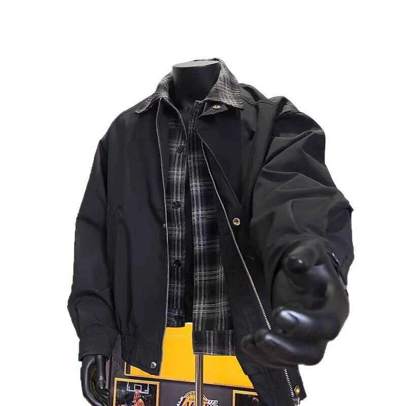 Set, jacket, retro shirt, American style
