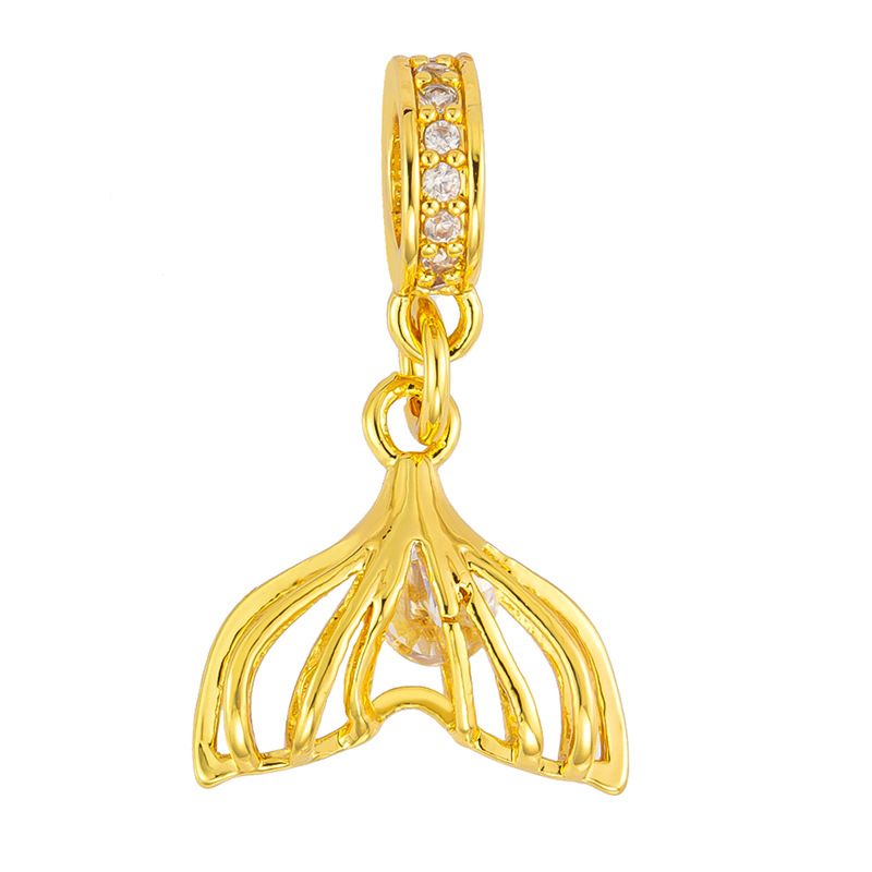 Douyin Venta caliente Colgante de microincrustaciones de cobre chapado al por mayor Cientos de colgantes de cobre opcionales a su gusto, fábrica de origen al por mayor sin cadena