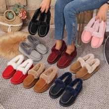 2025新款跨境外贸大码外贸卷毛口爆款女鞋亚马逊代发厂家批发