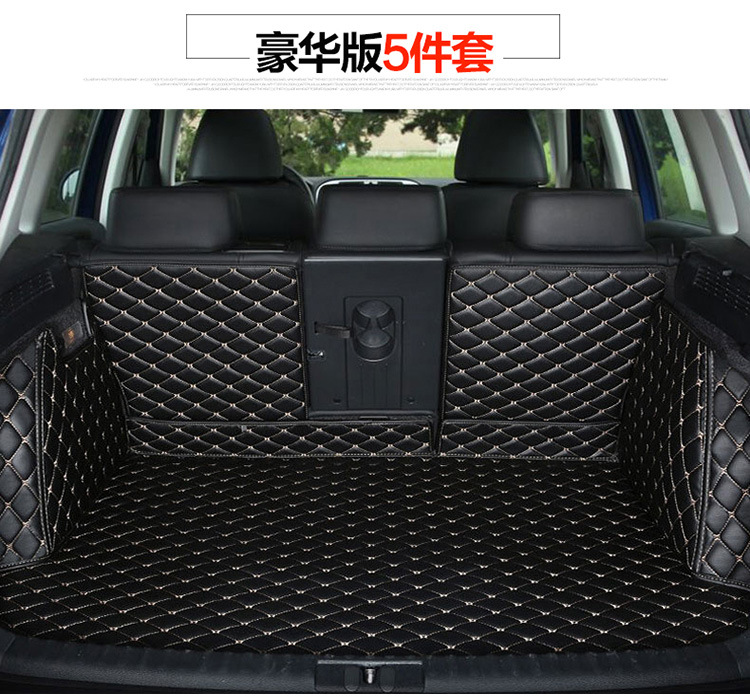 Catist/High-Quality Leather Full-Cover Car Trunk Mat Cross-Border