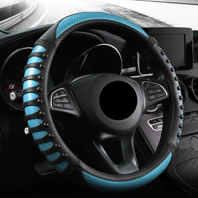 Steering wheel cover — truck car special steering wheel - sky-blue-38cm