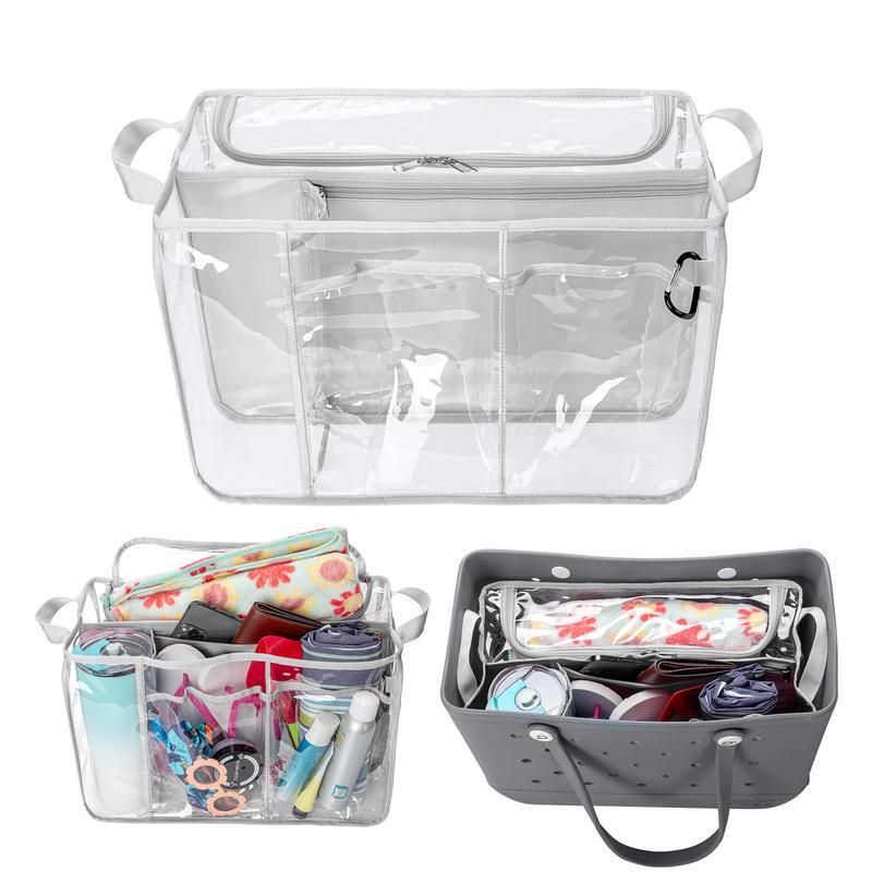 2025 New Cross-Border Dropshipping Large Transparent Beach Bag Storage Bag Insert Bag Cross-Border Dropshipping