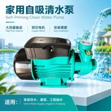 定制自吸泵水泵 家用自来水自吸增压泵高扬程水井抽水水塔电泵