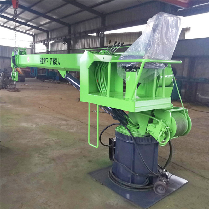 厂家折臂吊 码头用货船港口克令吊 海上货物搬运小型船吊起重机