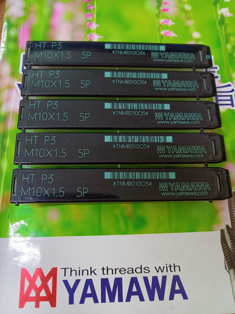 日本YAMAWA直槽丝锥HT M10*1.5手用机用标准型直槽丝攻 2攻5P