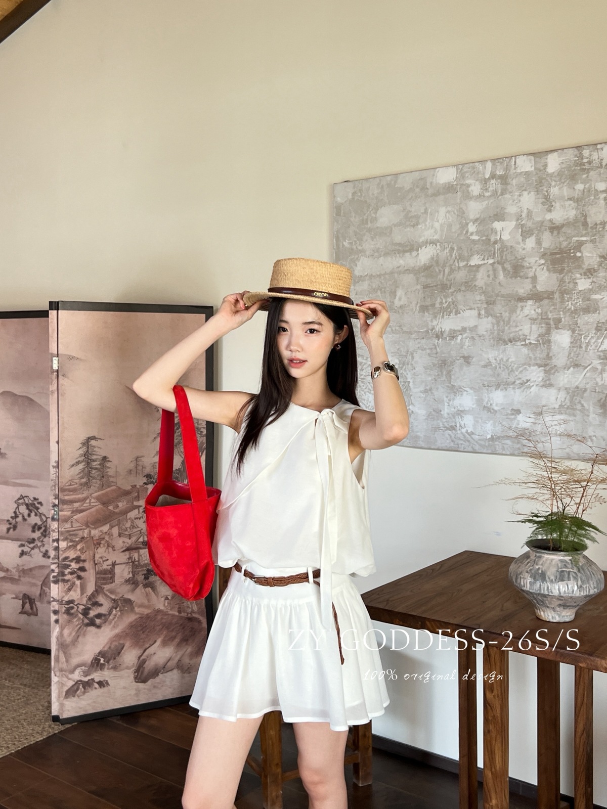 Quality design belt sleevless