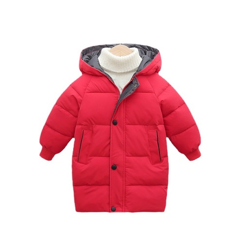 New children's clothing  autumn and winter thickened children's down jacket short boys and girls Korean style hooded jacket