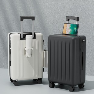 College students travel light luggage 24 inch universal wheel boarding box 20 inch cup holder trolley case large capacity wholesale