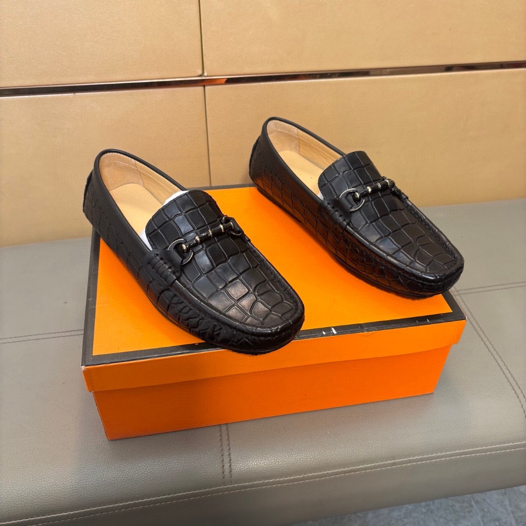 Herren Loafer Aus Echtleder Edle Freizeitschuhe Aus Rindsleder_voghion.com