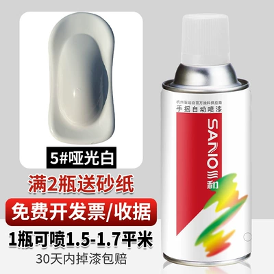 Avtomobil boyası – metal anti-rust paint cans - 5matte-white-350ml-spray-paint