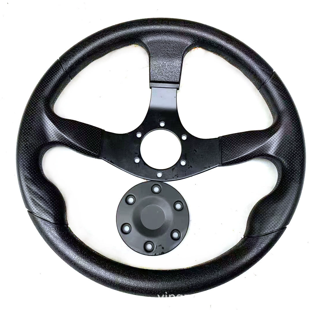 Модифицированный четырехколесный электромобиль, руль для картинга, самодельный руль автомобиля со стальной трубой в сборе с крышкой