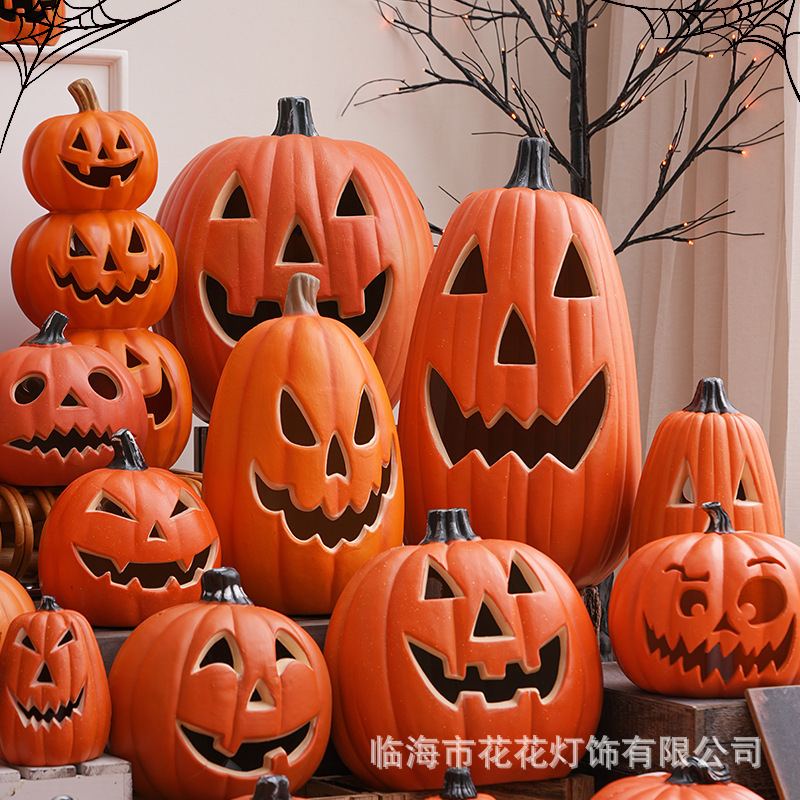 ハロウィンデコレーション、お祝い用品、カボチャランタン、お祝い装飾、雰囲気小道具、ショップランタンオーナメント|undefined