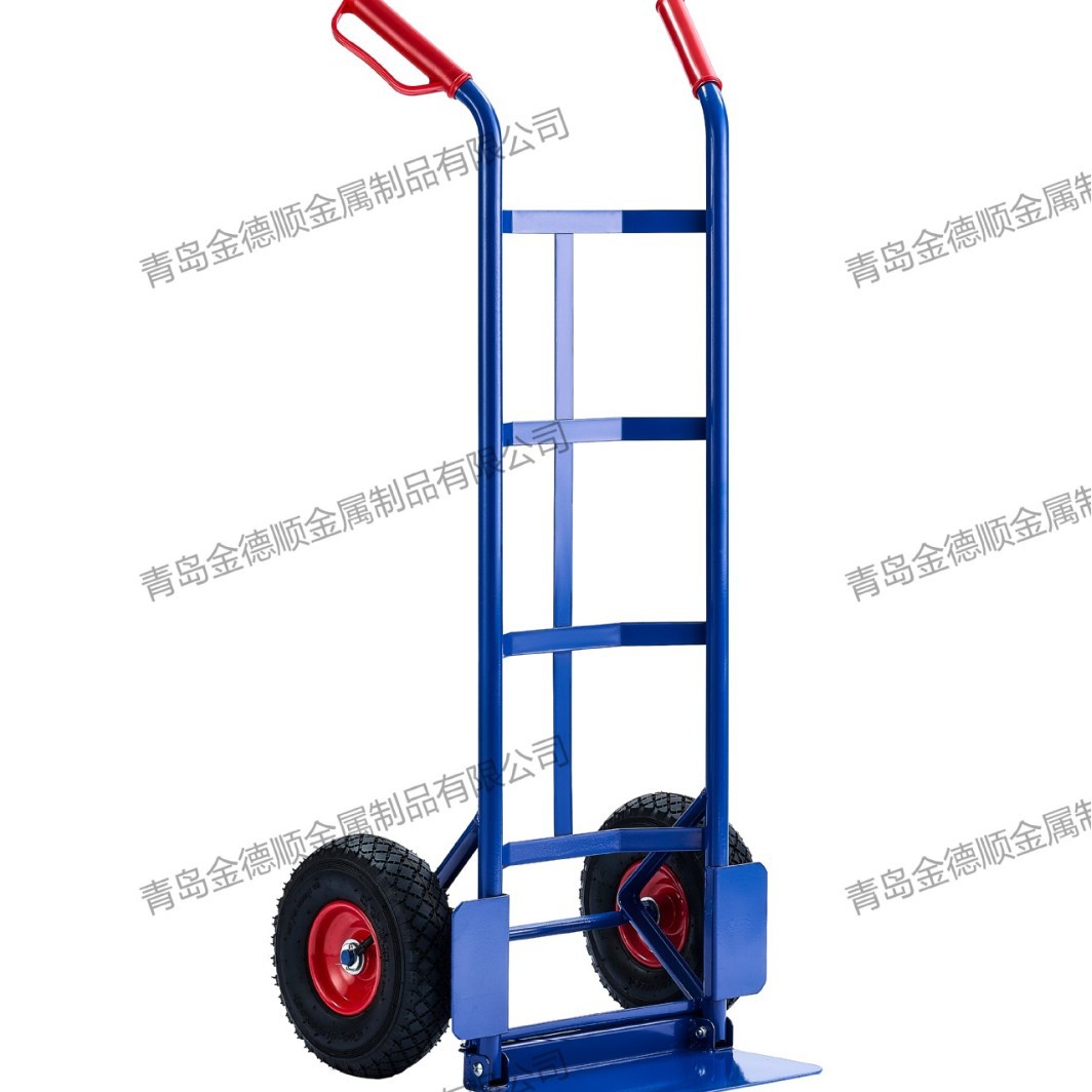 101703两轮手推车厂家货搬运车载重王拖车平板手拉车小推车