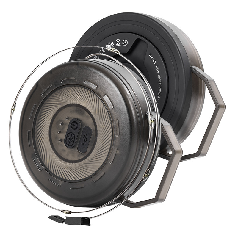 Luces para acampar al aire libre, luces de ambiente de carpa con decoración, cinta métrica led de larga duración, almacenamiento de luces de interior