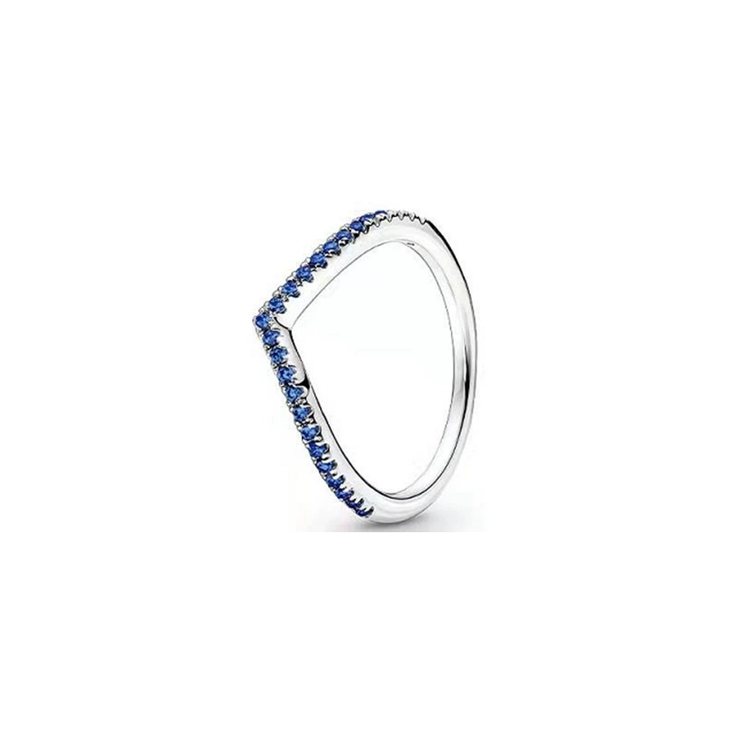 Panjiadorla white copper silver -plated ring new style shining wishes bone angel wing, Minnie rings European and American rings
