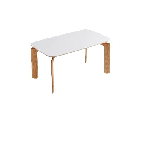 Mesa de comedor de la isla, estilo francés de crema, tabla de roca retráctil, mesa de comedor de guía superior de la cocina doméstica de la isla.