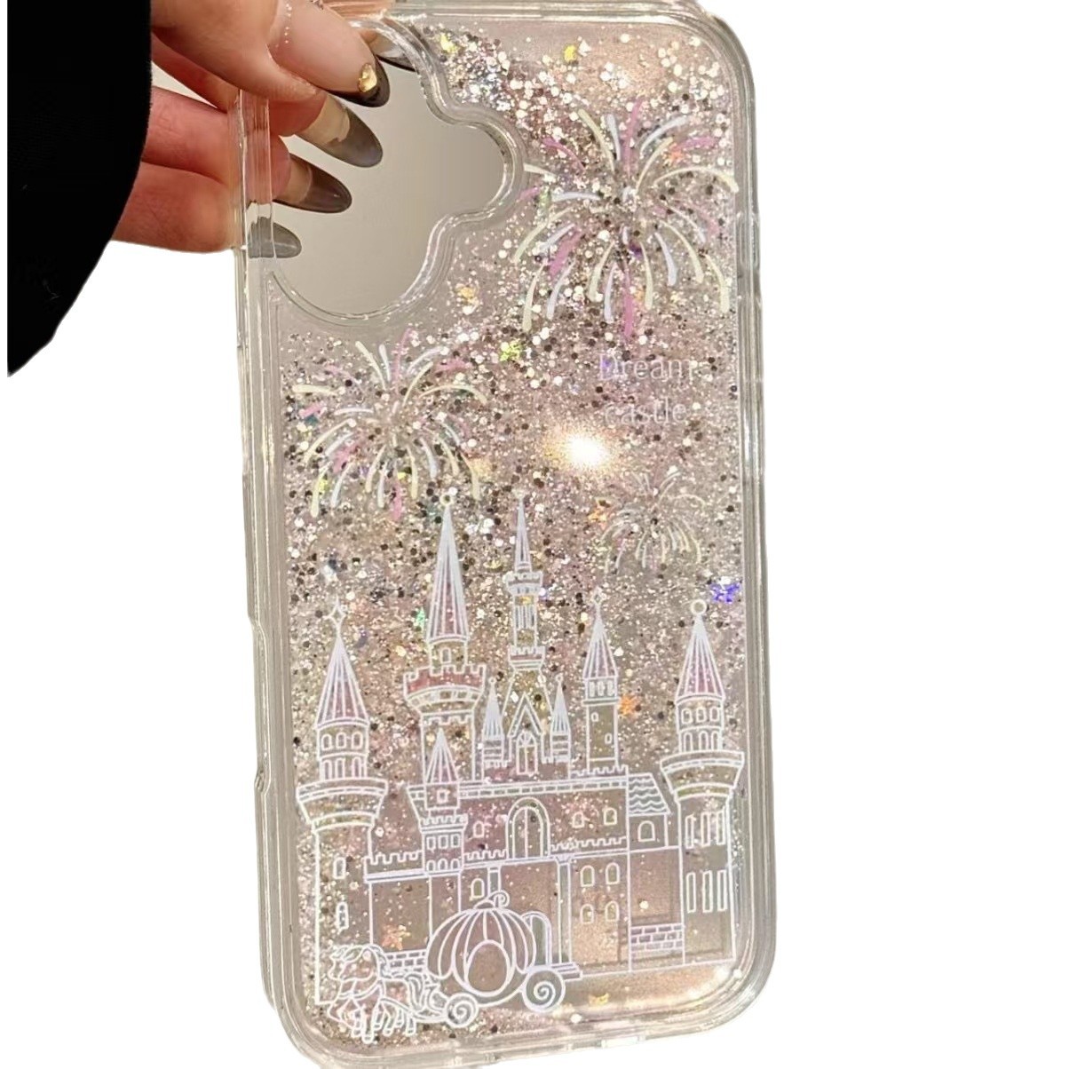 Ins Corea del castillo de arenas movedizas para Apple 15/16promax funda para teléfono móvil iPhone15pro nuevo 14/13