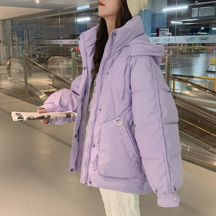 All-match warm women's short cotton-padded jacket cotton-padded jacket women 2024 new autumn and winter coat thick cotton-padded jacket