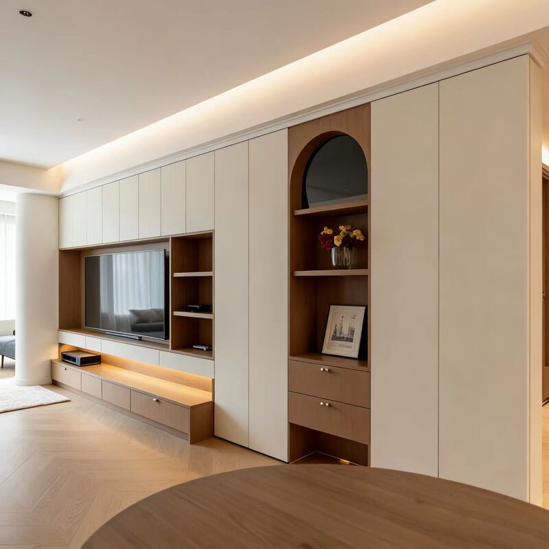 Dongguan Shenzhen Whole House Custom-Made Wardrobes, Tv Cabinets, Sideboards, Cupboards, Balcony Cabinets, Environmentally Friendly Materials, Factory Direct Sales