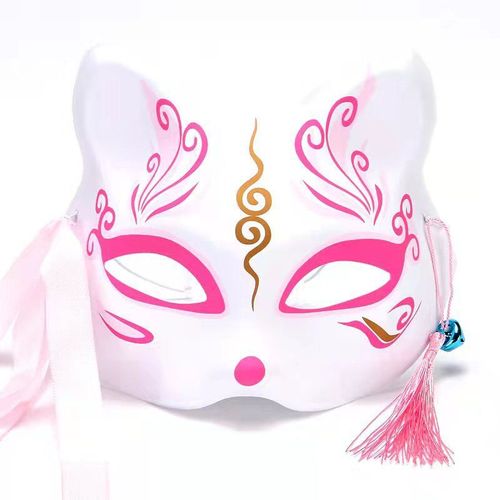 Manufacturer half-face cat fox mask Japanese-style fox fairy mask street stall scenic fox mask Year of the Tiger mask