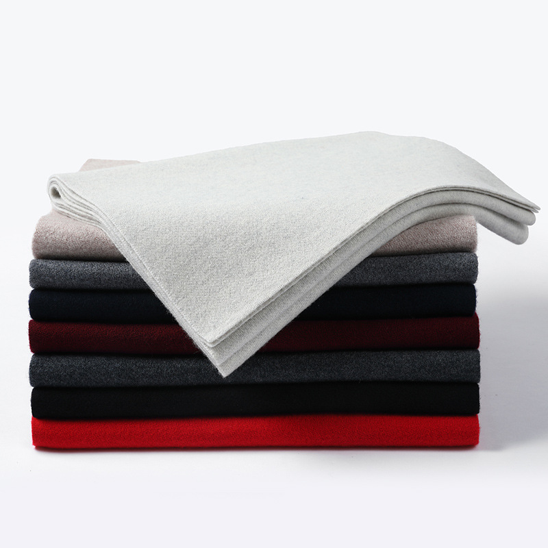Winter solid color universal fashionable keep warm scarf for men and…