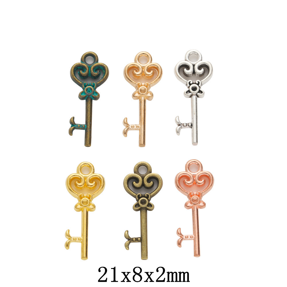 DIY retro alloy jewelry accessories pendant key pendant zakka wholesale factory direct 1865