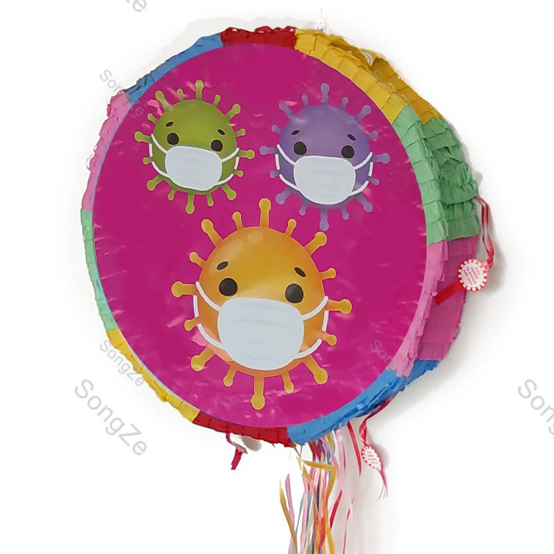 Украшение для вечеринки с вируснойPINATA, подарочная коробка для сладостей, упаковка и оформление банкетного зала