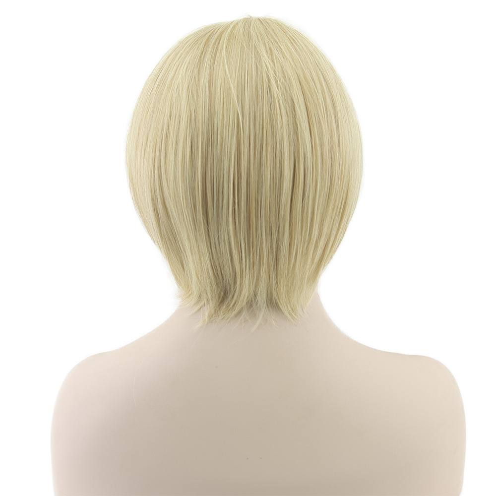 Peruca curta bob corte cogumelo extensões cabelo sintético clip_voghion.com