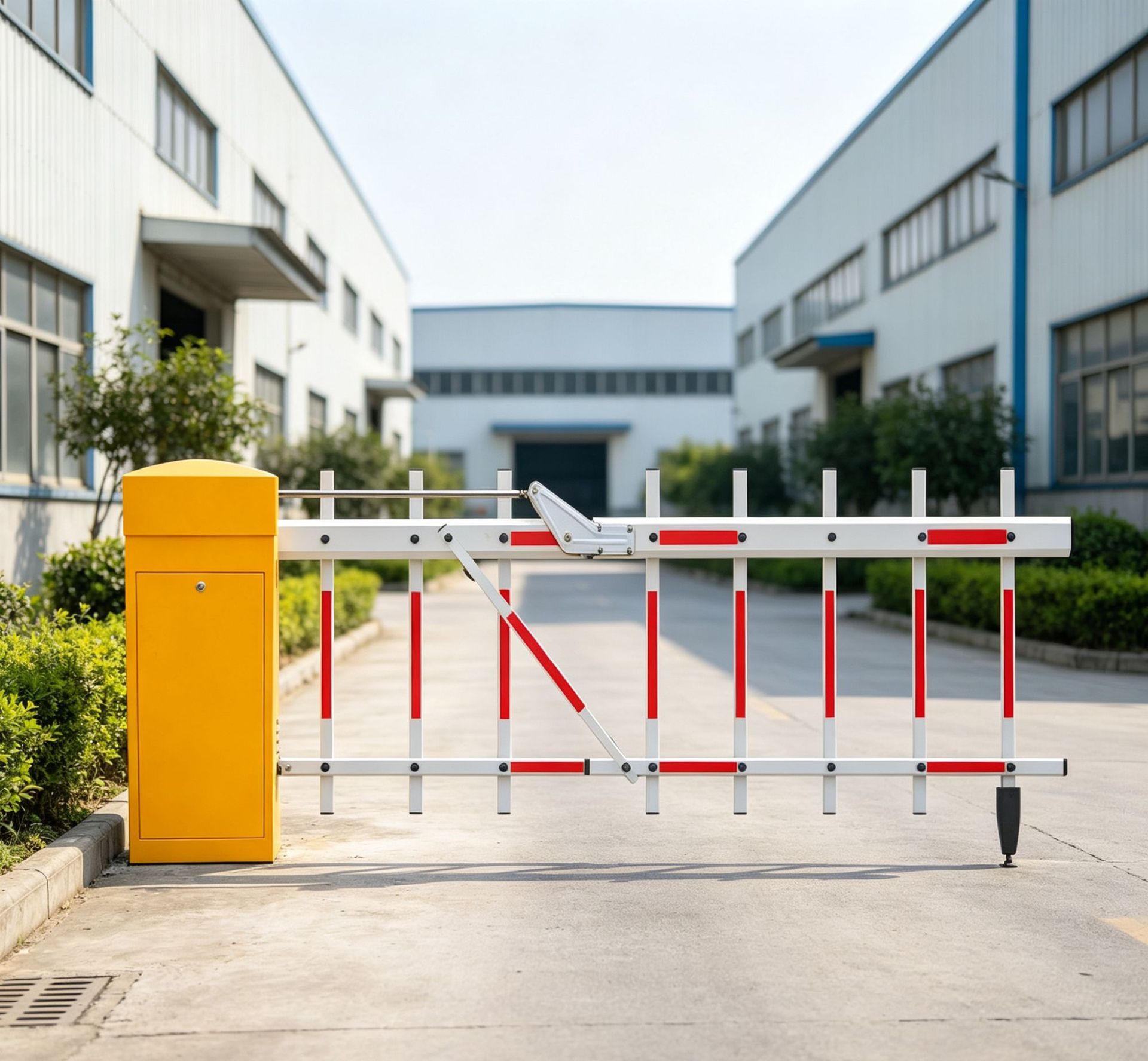 License Plate Recognition Gate Barrier, Vehicle Automatic Access Control System Source Manufacturer, Parking Lot Gate Barrier System