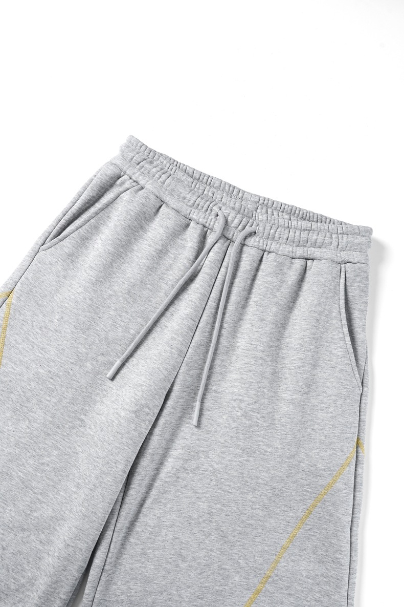 Inflation Fleece Color-Block 325g Straight-Leg Sweatpants