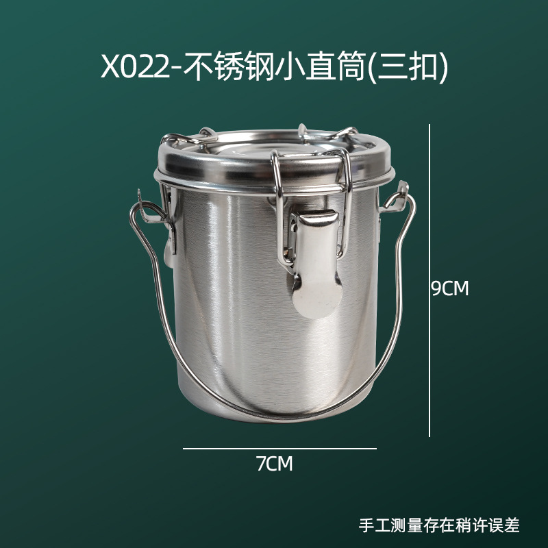 Solo tambor de acero inoxidable pintura al óleo olla doble tambor gran lavadora pluma de metal Cubo de lavado sellado pintura al óleo olla de medios de lavado