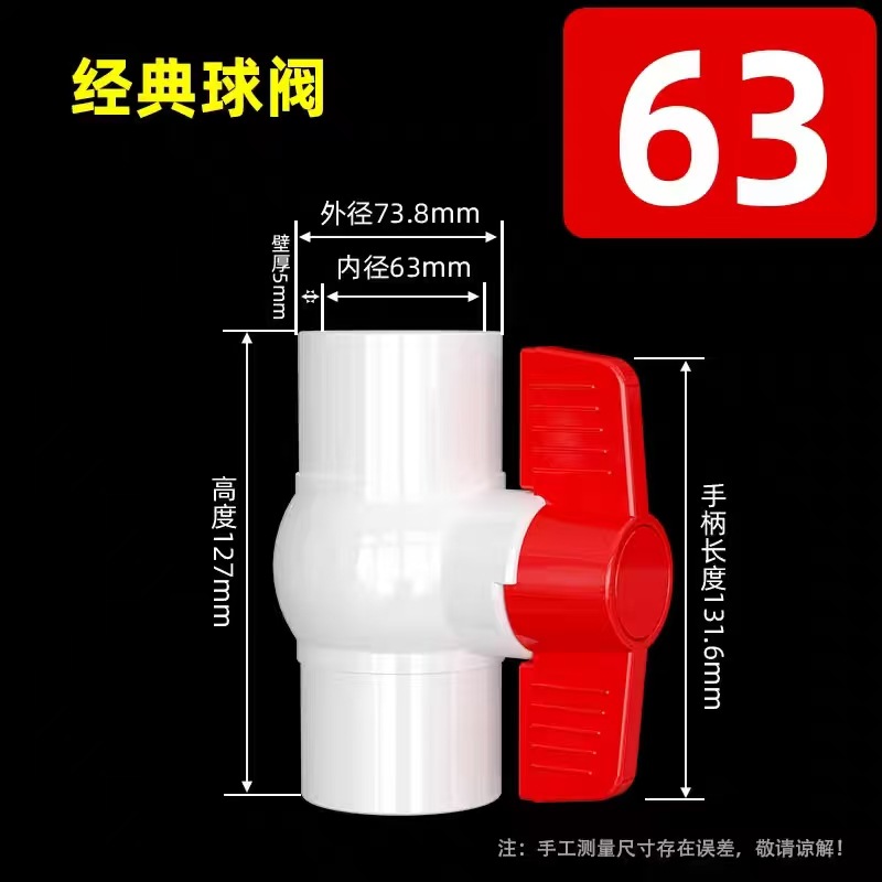Enchufe redondo de 63 mm2 pulgadas (blanco)