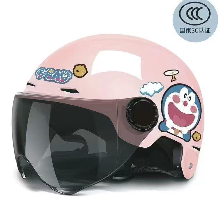 Helmet certified for motorcycles and electric scooters, suitable for all seasons, unisex, adjustable safety helmet
