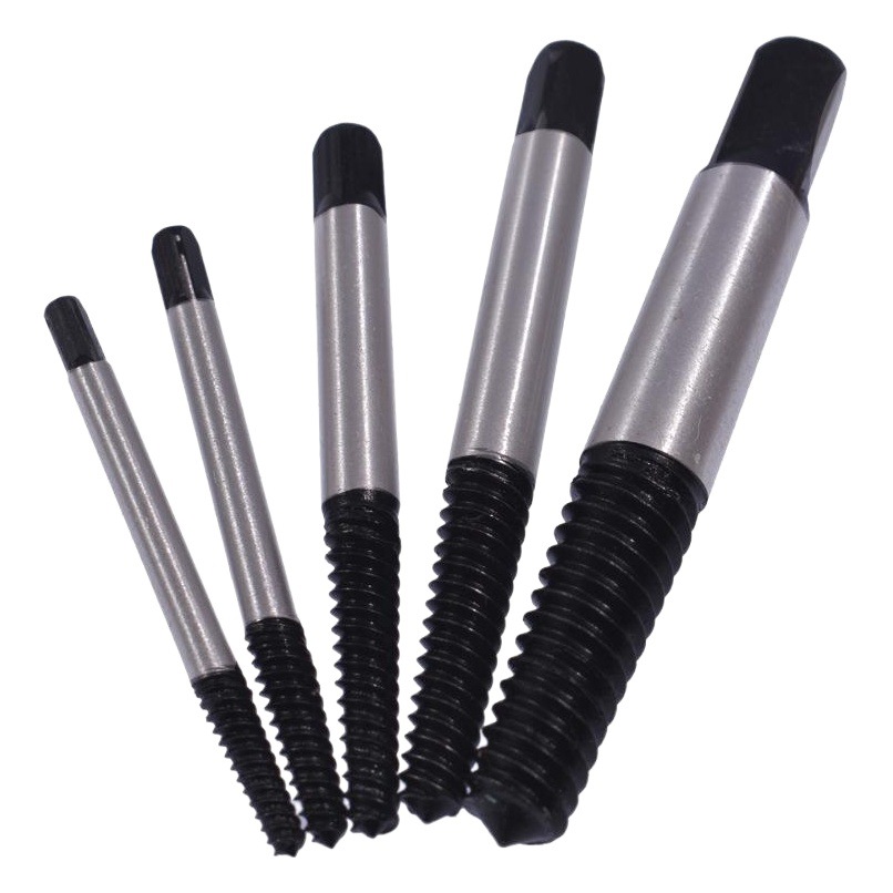 5 Unids roto Extractor de alambre en caja de dientes deslizantes dañado herramienta de eliminación de tornillo de cabeza rota extractor de tornillo de ventas directas de la fábrica