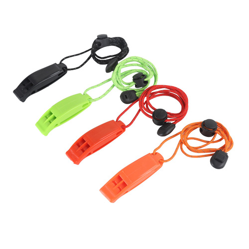 Outdoor first aid survival whistle dual frequency flood whistle dual frequency survival whistle anti-lost dolphin sound whistle