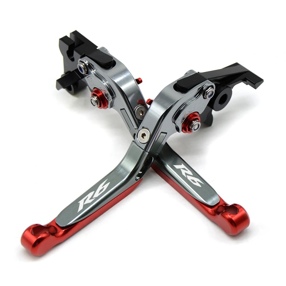 Suitable for Yzf-R6 R6 R6S Motorcycle Cnc Telescopic Foldableing Brake Clutch Handle Lever Horn