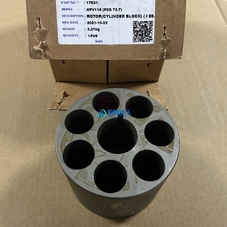 HPV116液压泵配件泵胆 适用于日立挖机EX200-1缸体泵胆