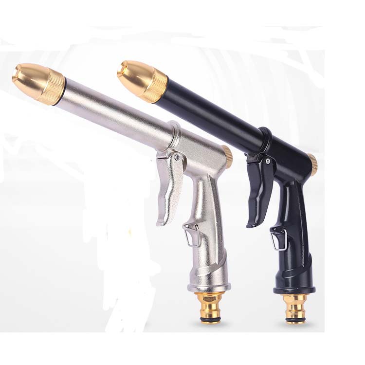 厂家直供金属镀金铝枪头家用洗车水枪，高压洗车水枪，洗车水枪